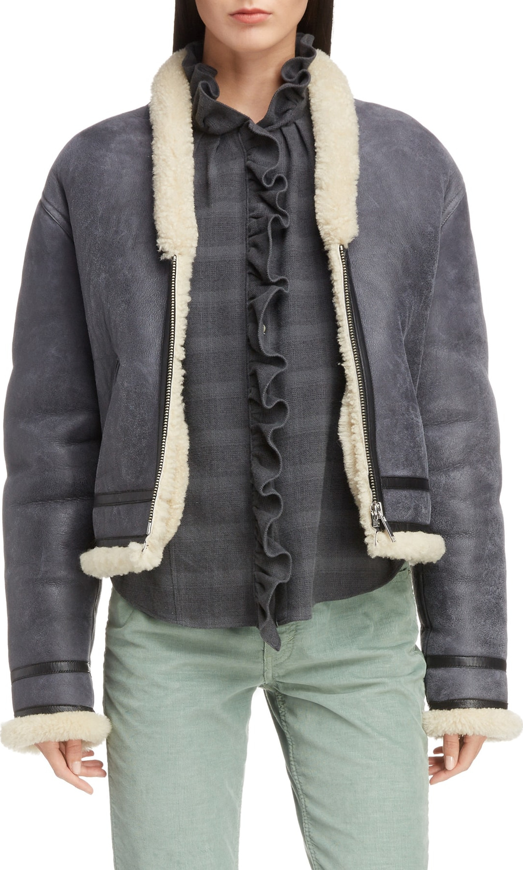 Isabel Marant Etoile Isabel Marant Étoile Addy Genuine Shearling Jacket