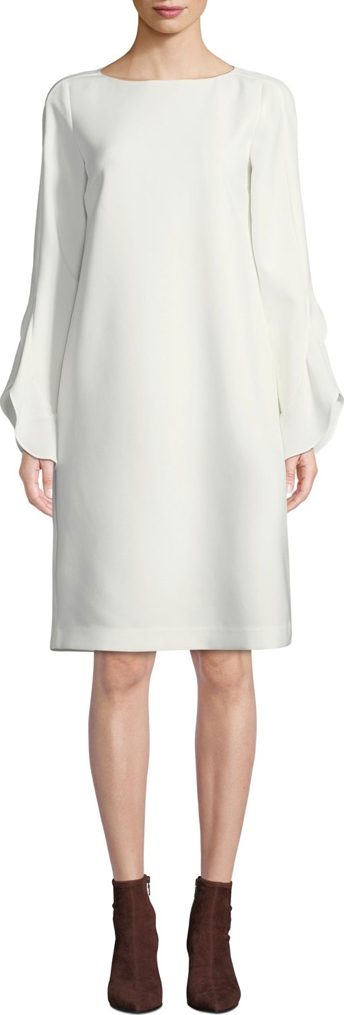 Lafayette 148 New York Emory Finesse Crepe Shift Dress