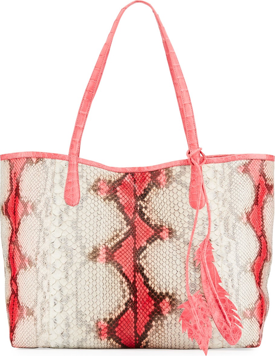 Nancy Gonzalez Erica Python Shopper Tote Bag