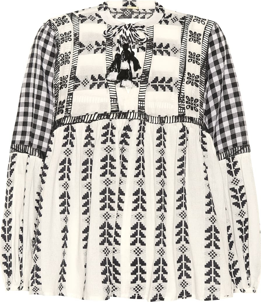 DODO BAR OR Embroidered cotton top