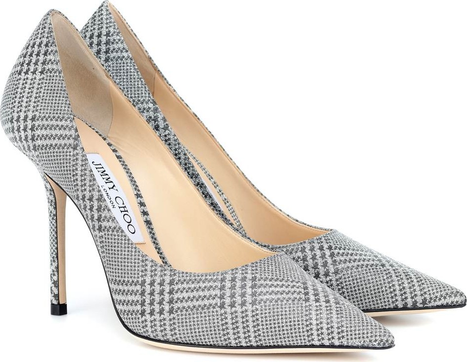 Jimmy Choo Love 100 plaid pumps