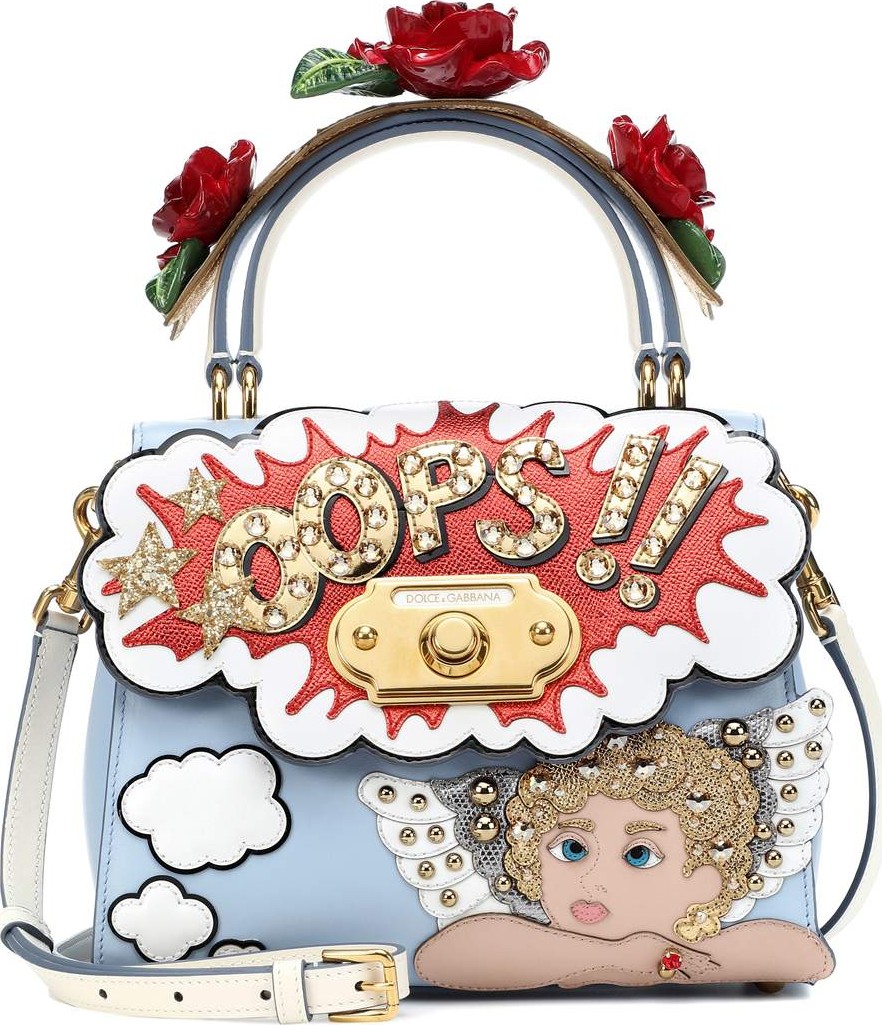Dolce & Gabbana Welcome leather shoulder bag