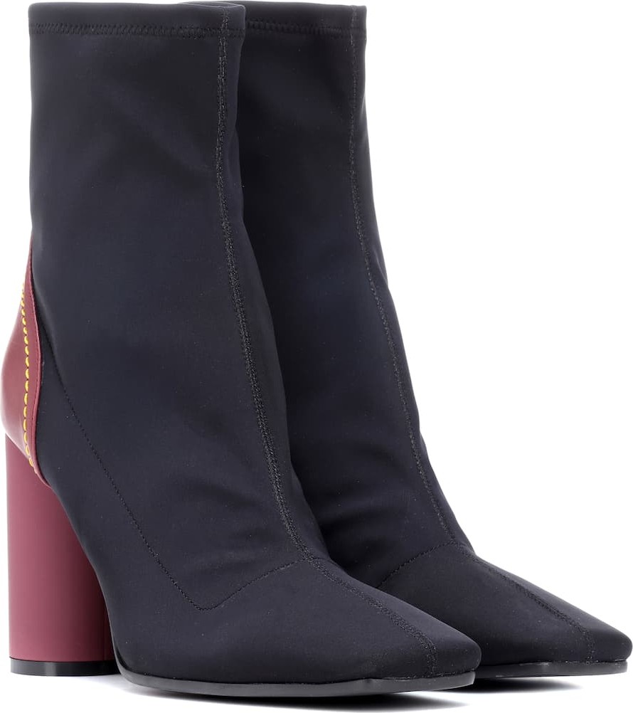 Ellery Neoprene ankle boots