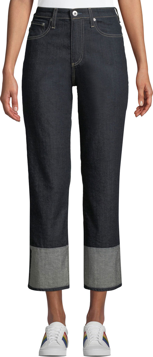 AG Jeans The Rhett Vintage High-Rise Straight-Leg Jeans