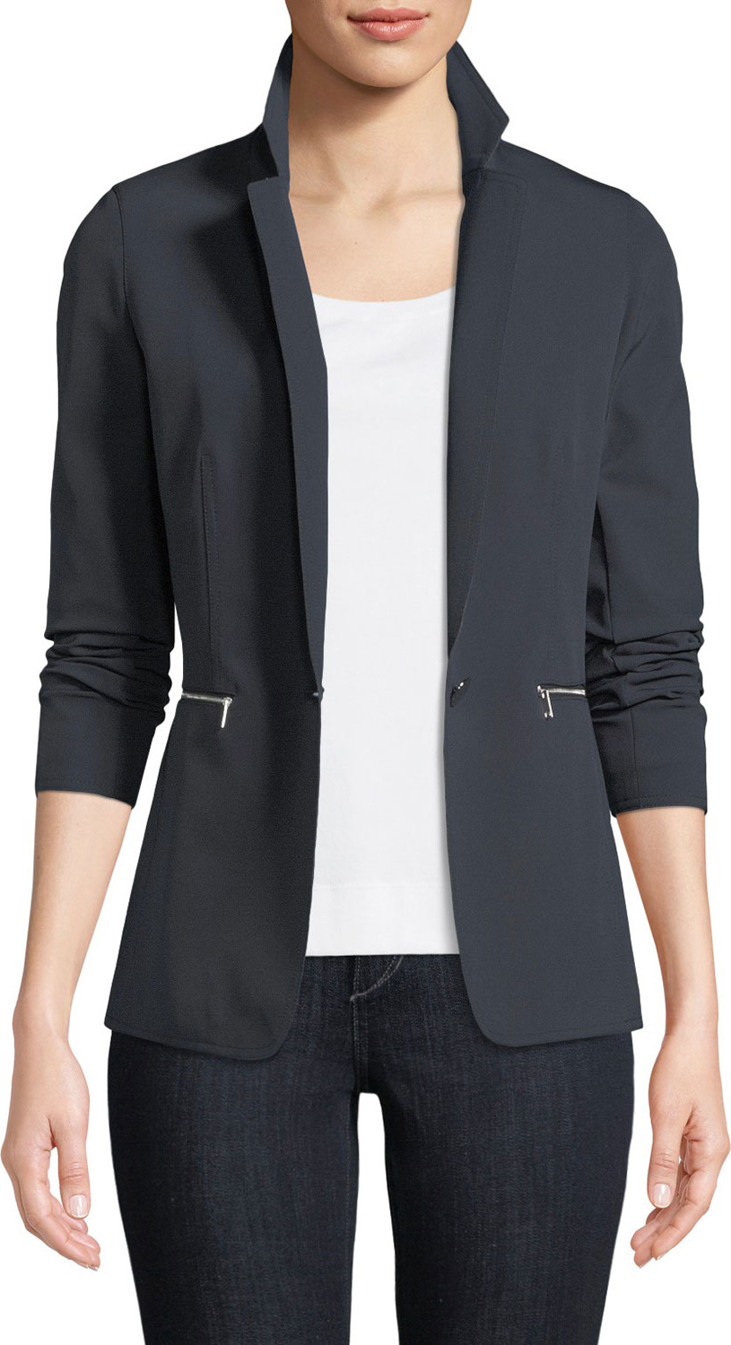 Lafayette 148 New York Lyndon Acclaimed Stretch Blazer