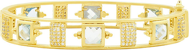Freida Rothman Ocean Azure Hinged Bangle