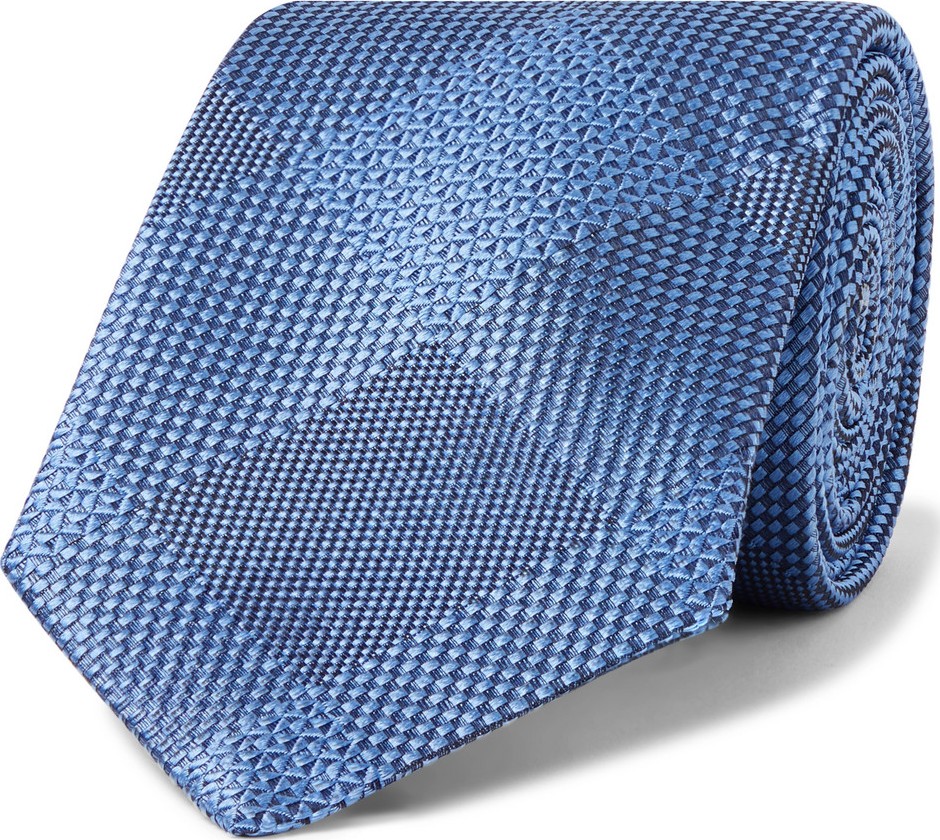 Turnbull & Asser 8cm Silk-Jacquard Tie