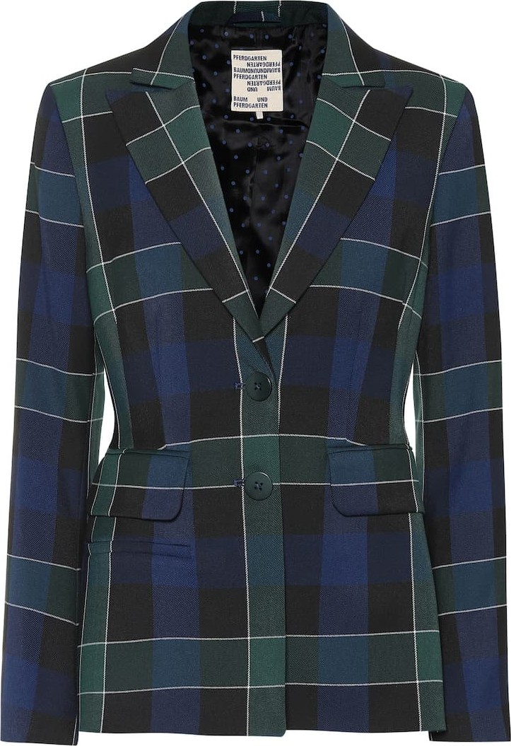 Baum und Pferdgarten Blenda plaid jacket