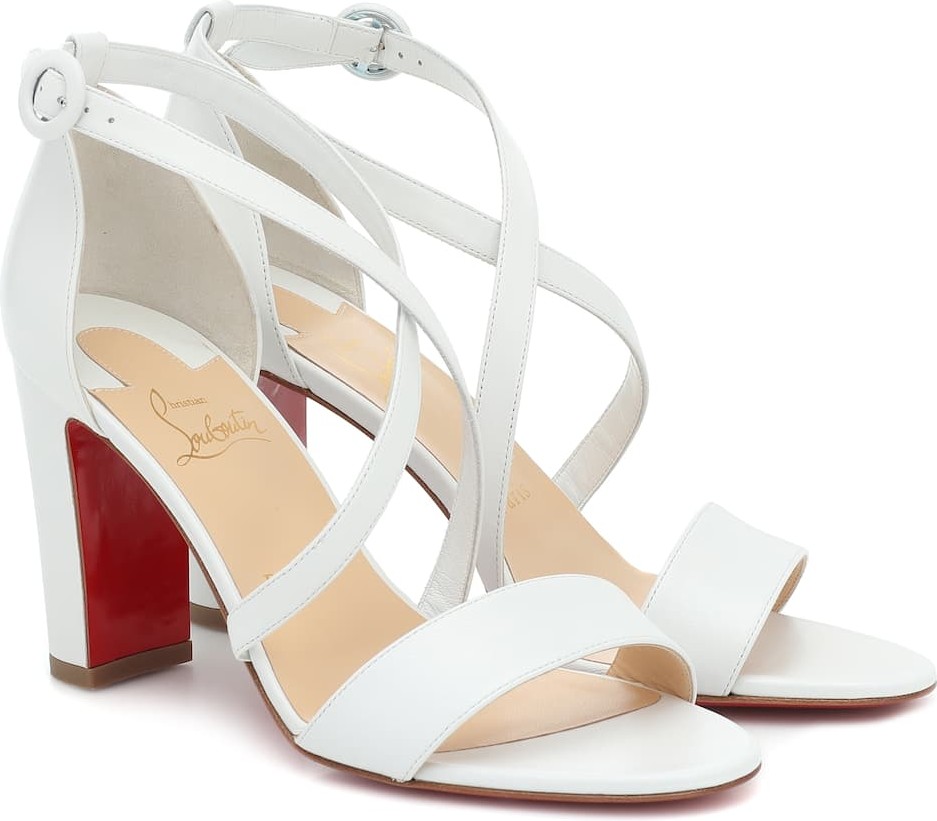 Christian Louboutin Loubi Bee 85 leather sandals