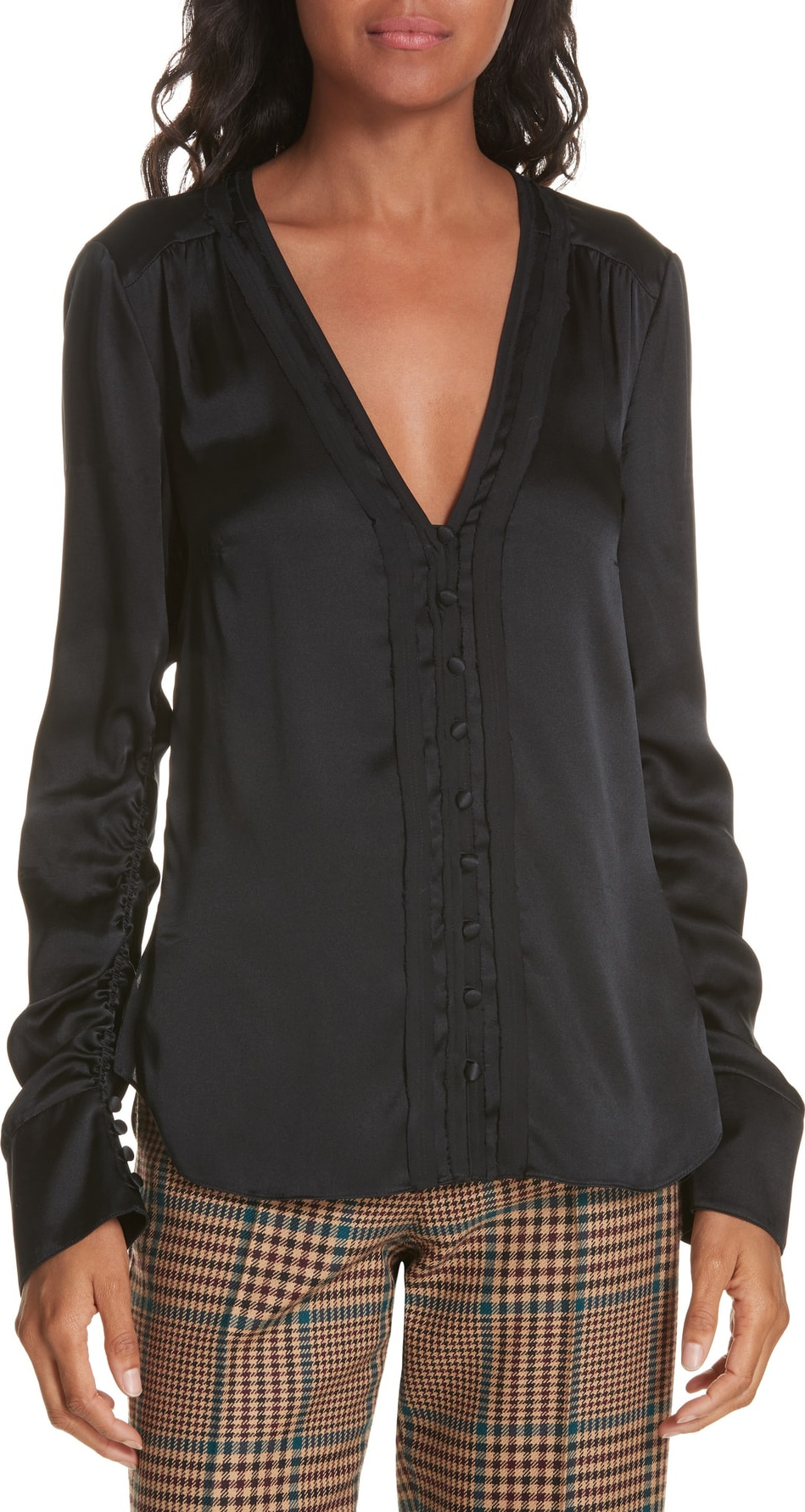 Veronica Beard Delga Silk Blouse