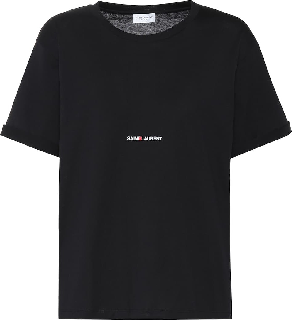 Saint Laurent Logo cotton T-shirt