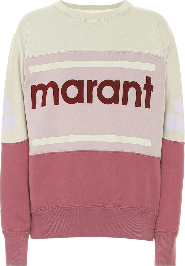 Isabel Marant Etoile Gallian logo cotton-blend sweatshirt