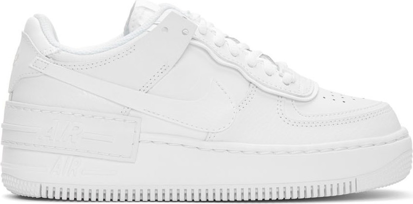 Nike White Shadow Air Force 1 Sneakers