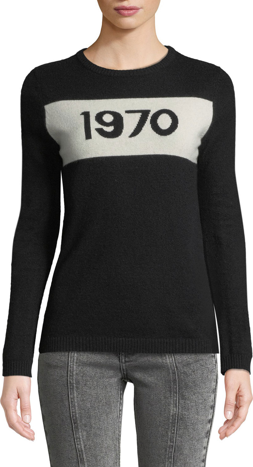 Bella Freud 1970 Graphic Pullover Sweater