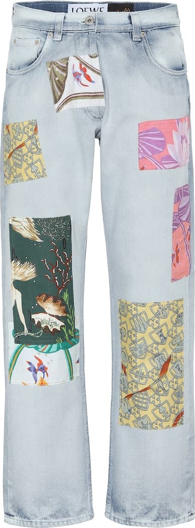 LOEWE Paula's Ibiza high-rise straight jeans