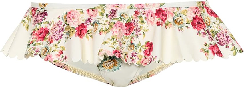 Zimmermann Honour floral bikini bottoms