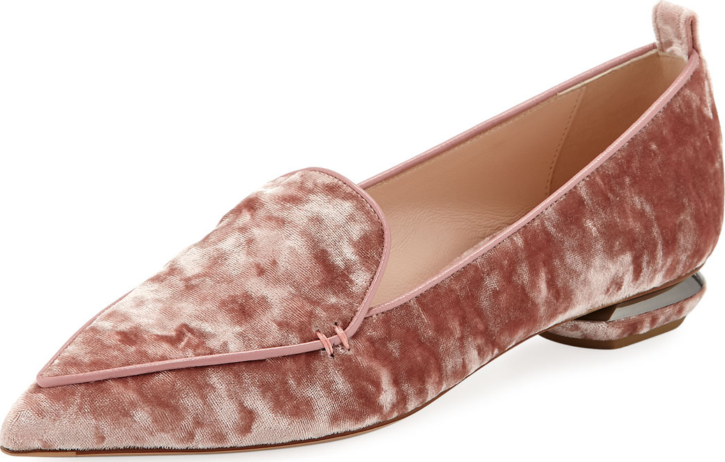 Nicholas Kirkwood Beya 18mm Velvet Loafers