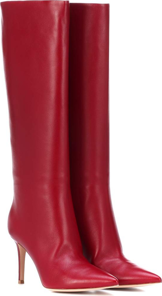 Gianvito Rossi Suzan 85 leather boots