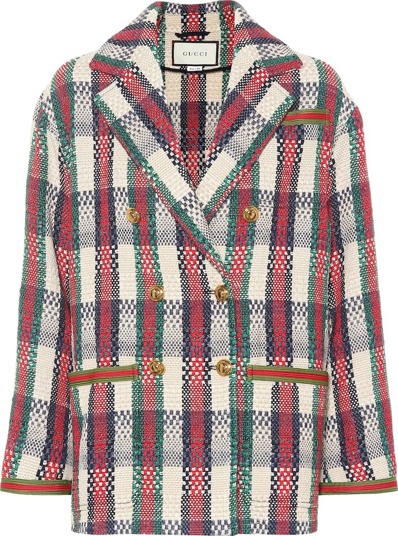 Gucci Cotton-blend woven jacket