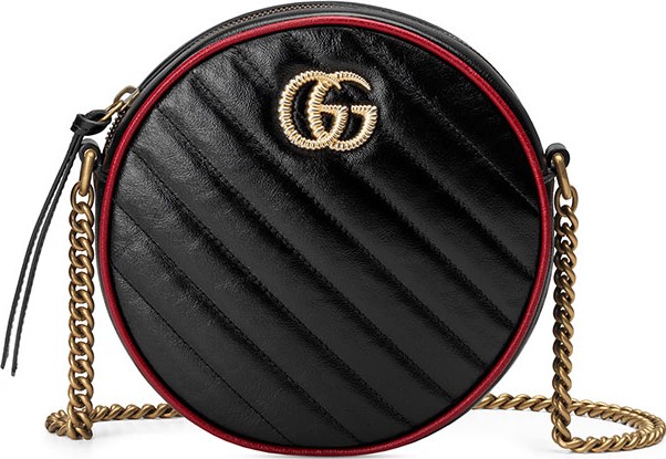 Gucci GG Marmont Mini Round Crossbody Bag