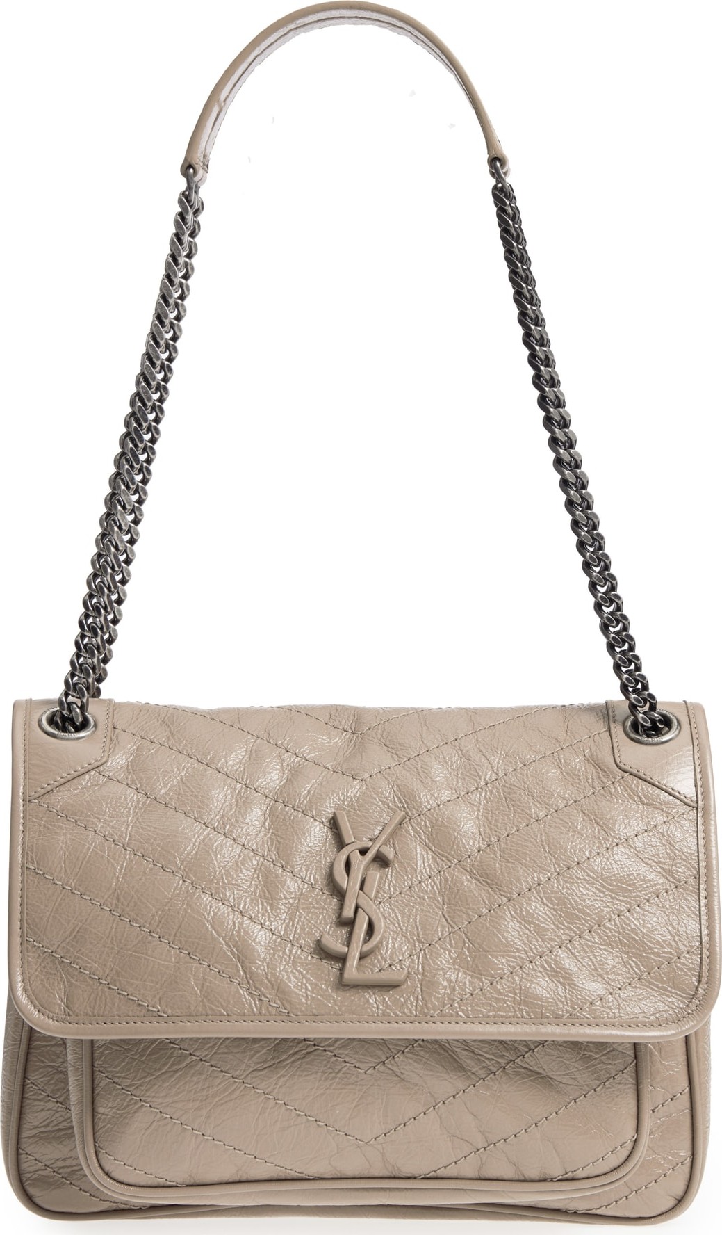 Saint Laurent Medium Niki Leather Shoulder Bag