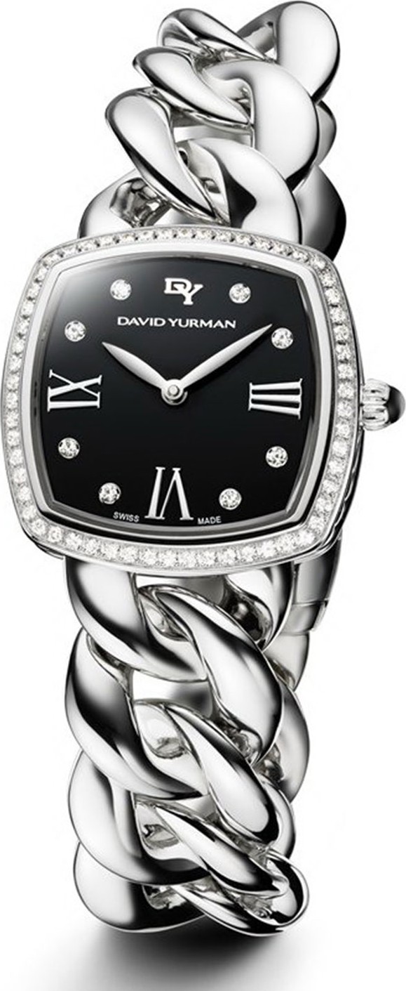 David Yurman Albion 27mm Stainless Steel Curb Chain Watch