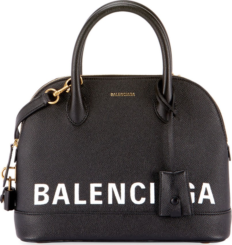 Balenciaga Ville Leather Top Handle Bag