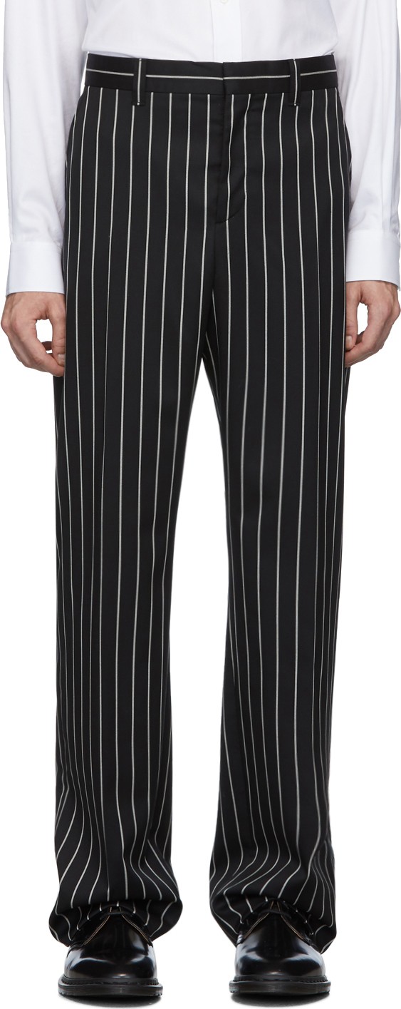 Burberry London England Black Run Classic Trousers