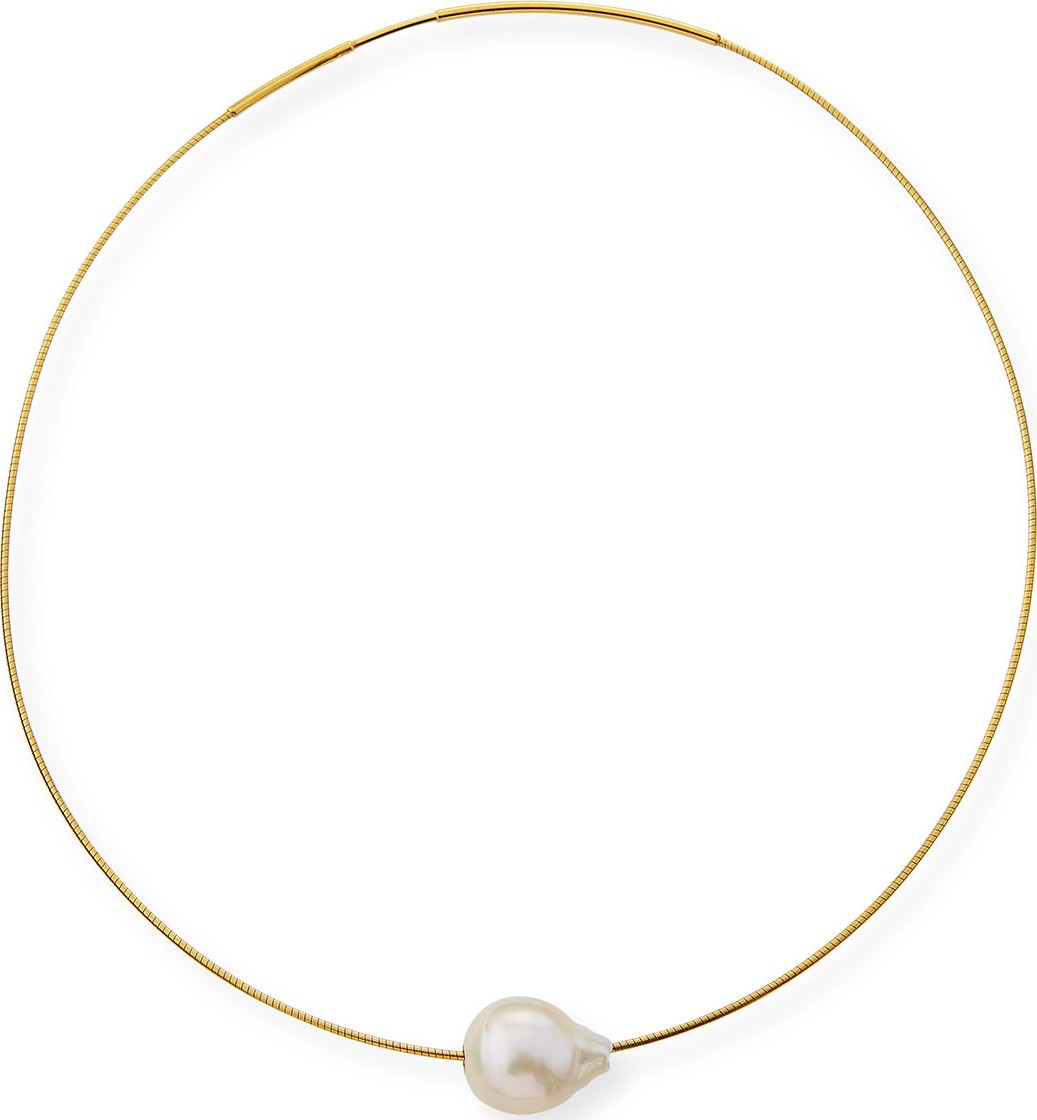 Margo Morrison Baroque Pearl Choker Necklace, 16"