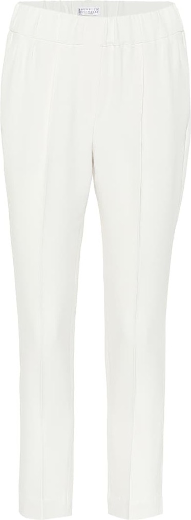 Brunello Cucinelli High-rise slim pants