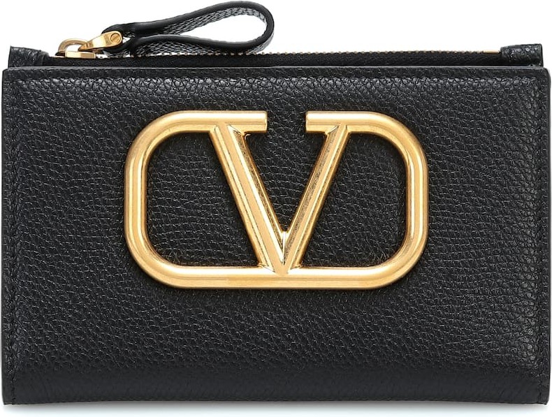Valentino Valentino Garavani VLOGO leather wallet