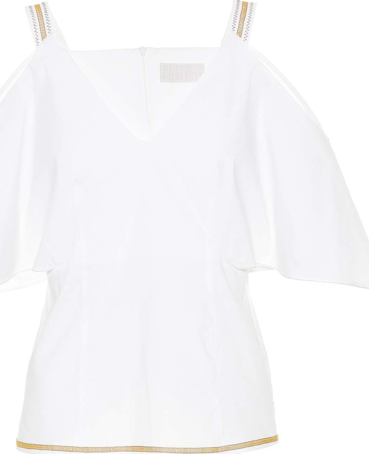 Peter Pilotto Off-the-shoulder cotton top