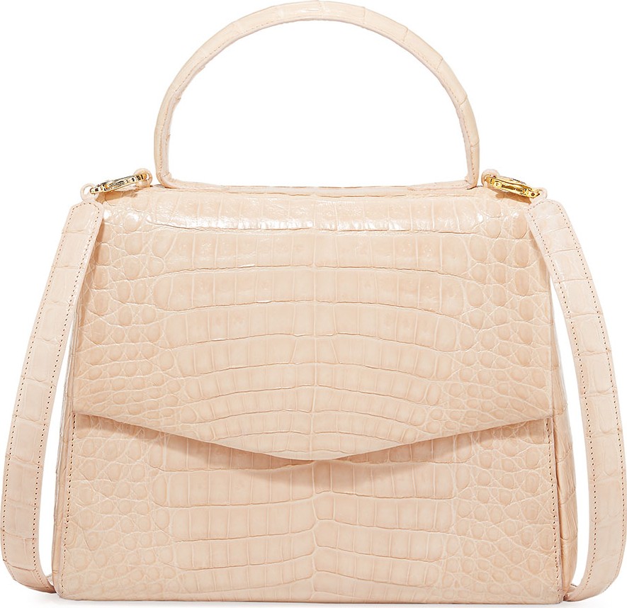 Nancy Gonzalez Lolita Small Crocodile Top-Handle Bag