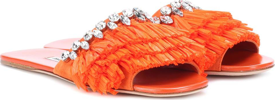 Miu Miu Embellished slides