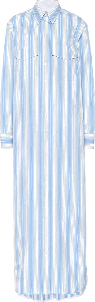 Calvin Klein 205W39NYC Striped cotton shirt dress
