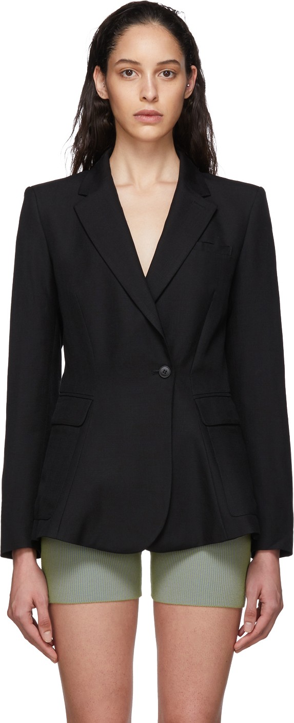 Jacquemus Black 'La Veste Qui Vole' Blazer