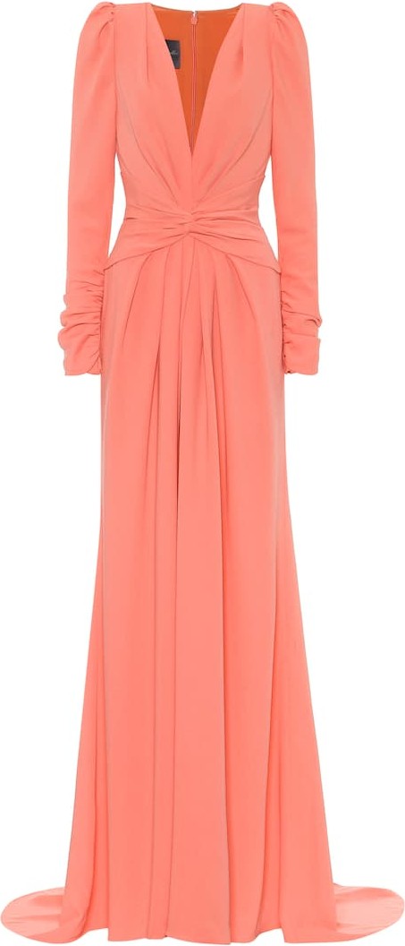 Monique Lhuillier Crêpe gown