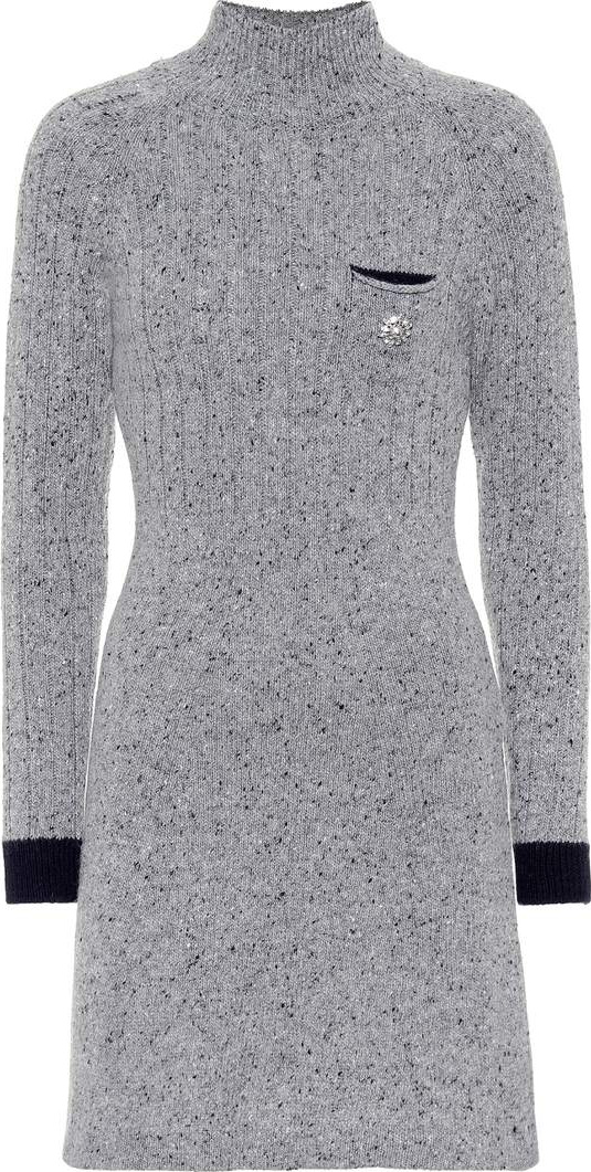 Alexachung Wool-blend minidress