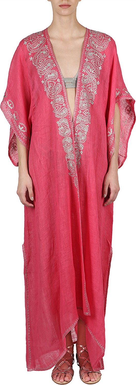 Flora Bella Xanadu Embroidered Long Coverup Kimono