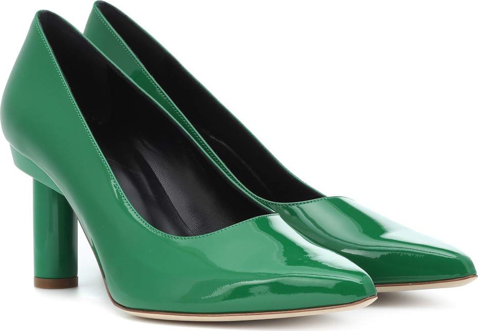 Tibi Zo patent leather pumps