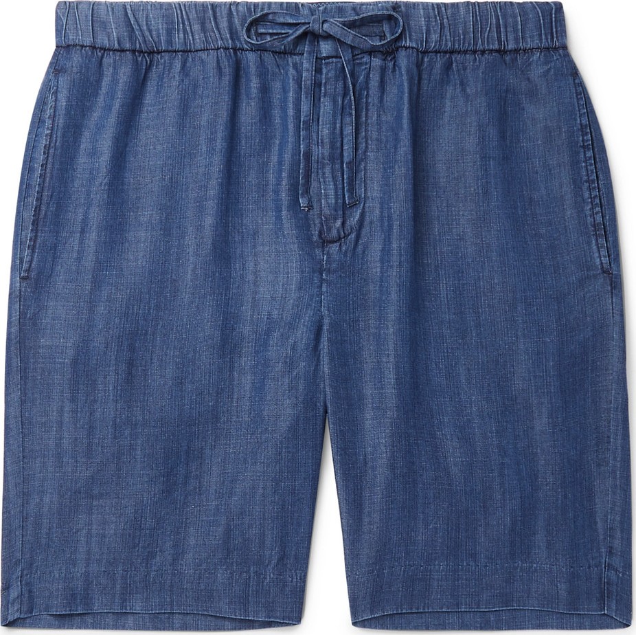 Frescobol Carioca Felipe Wide-Leg Tencel Drawstring Shorts