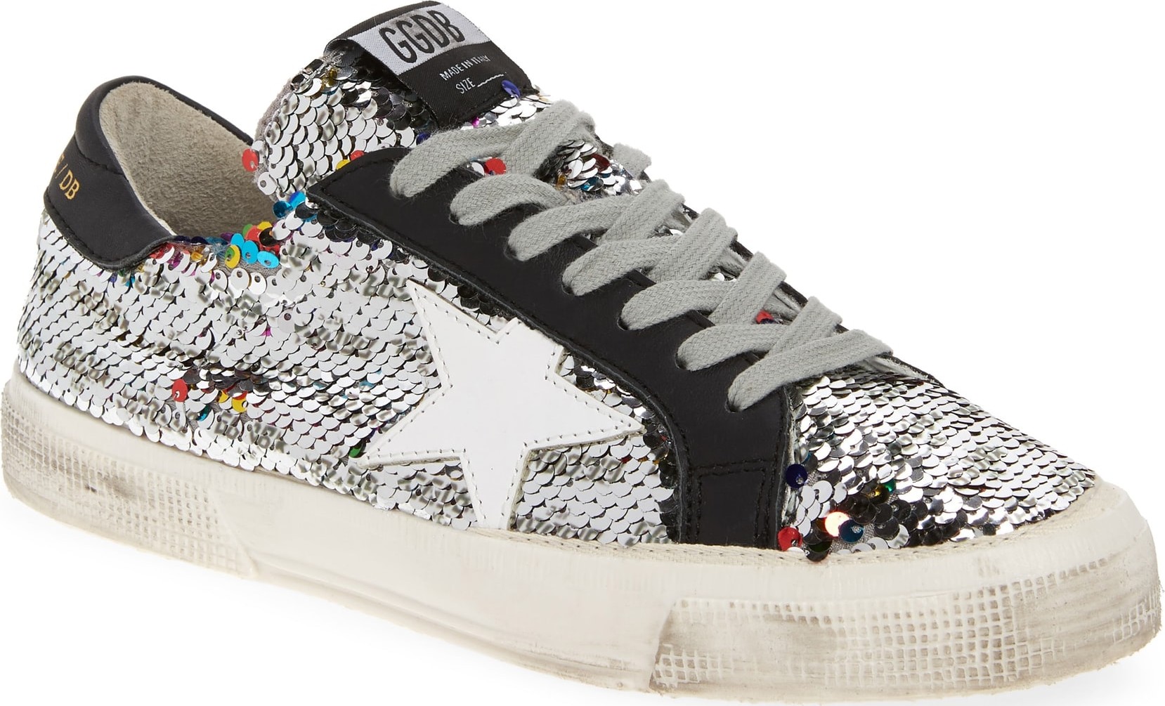 Golden Goose Deluxe Brand May Flip Sequin Sneaker