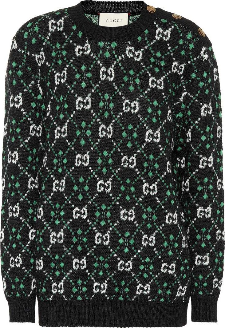 Gucci GG alpaca and wool sweater