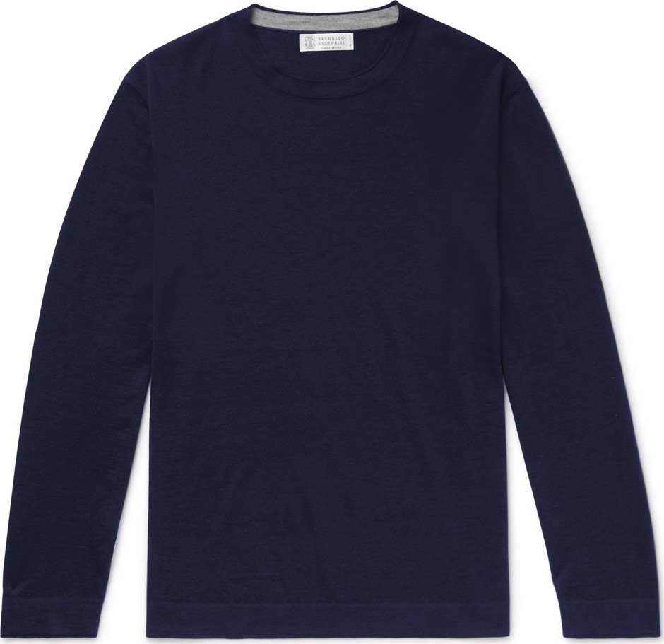 Brunello Cucinelli Cashmere and Silk-Blend Sweater