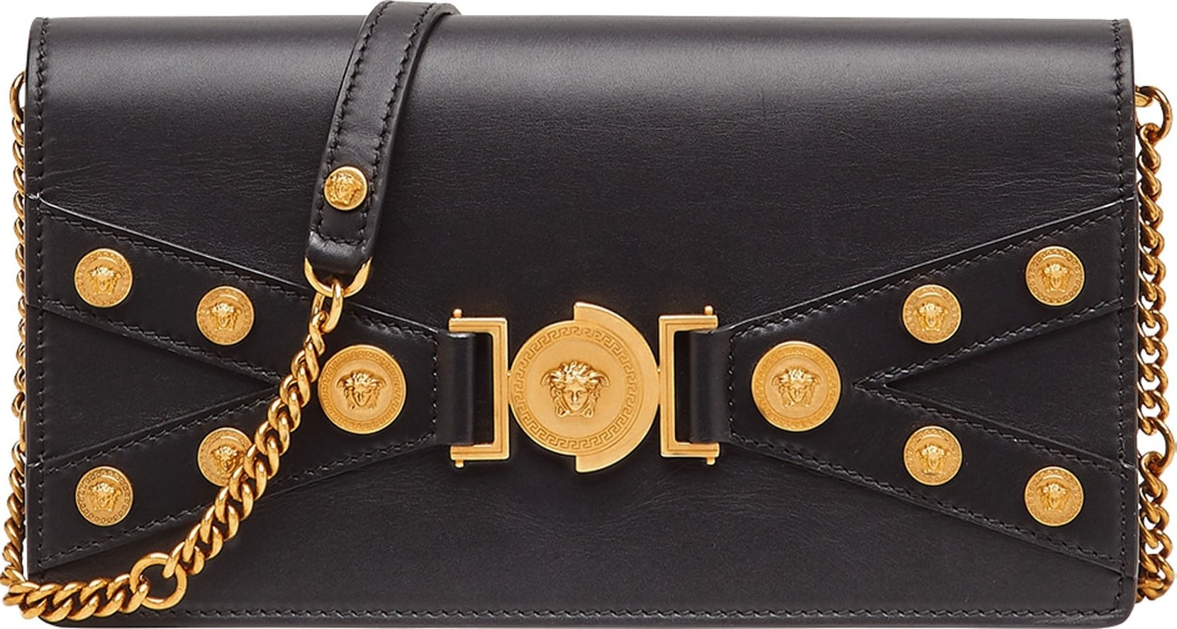 Versace Tribute Leather Shoulder Bag