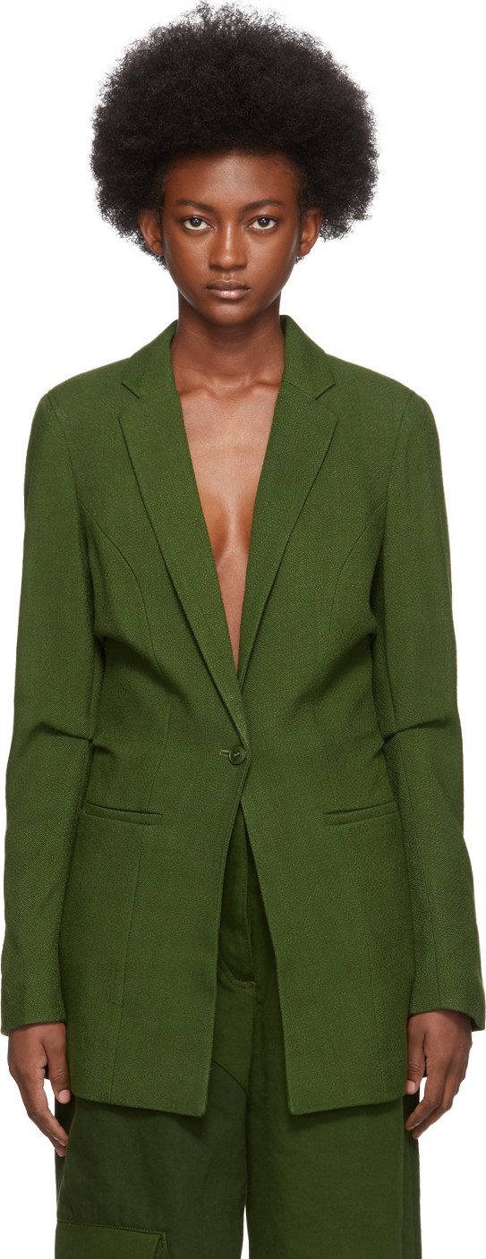 Jacquemus Green 'La Veste Bergamo' Blazer