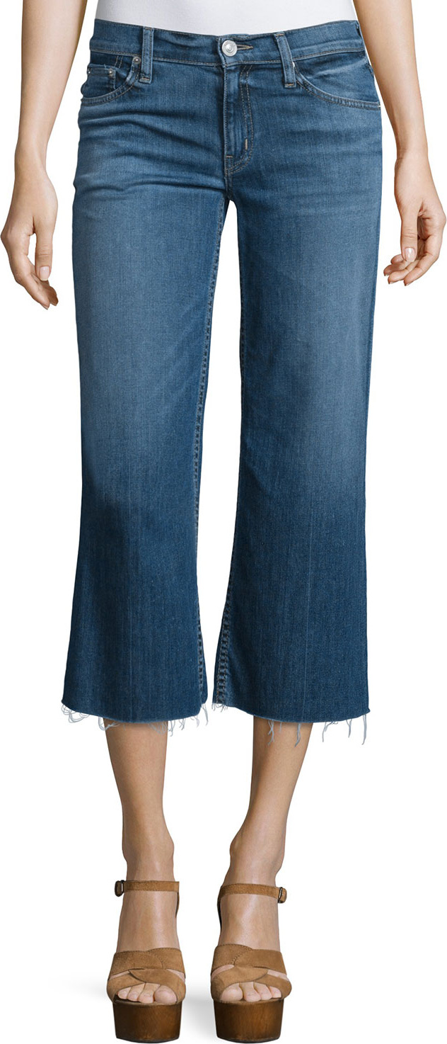 Hudson Sammi Flare-Leg Cropped Jeans, Stingray