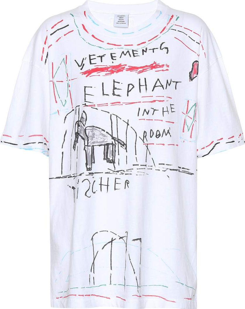 Vetements Printed cotton T-shirt