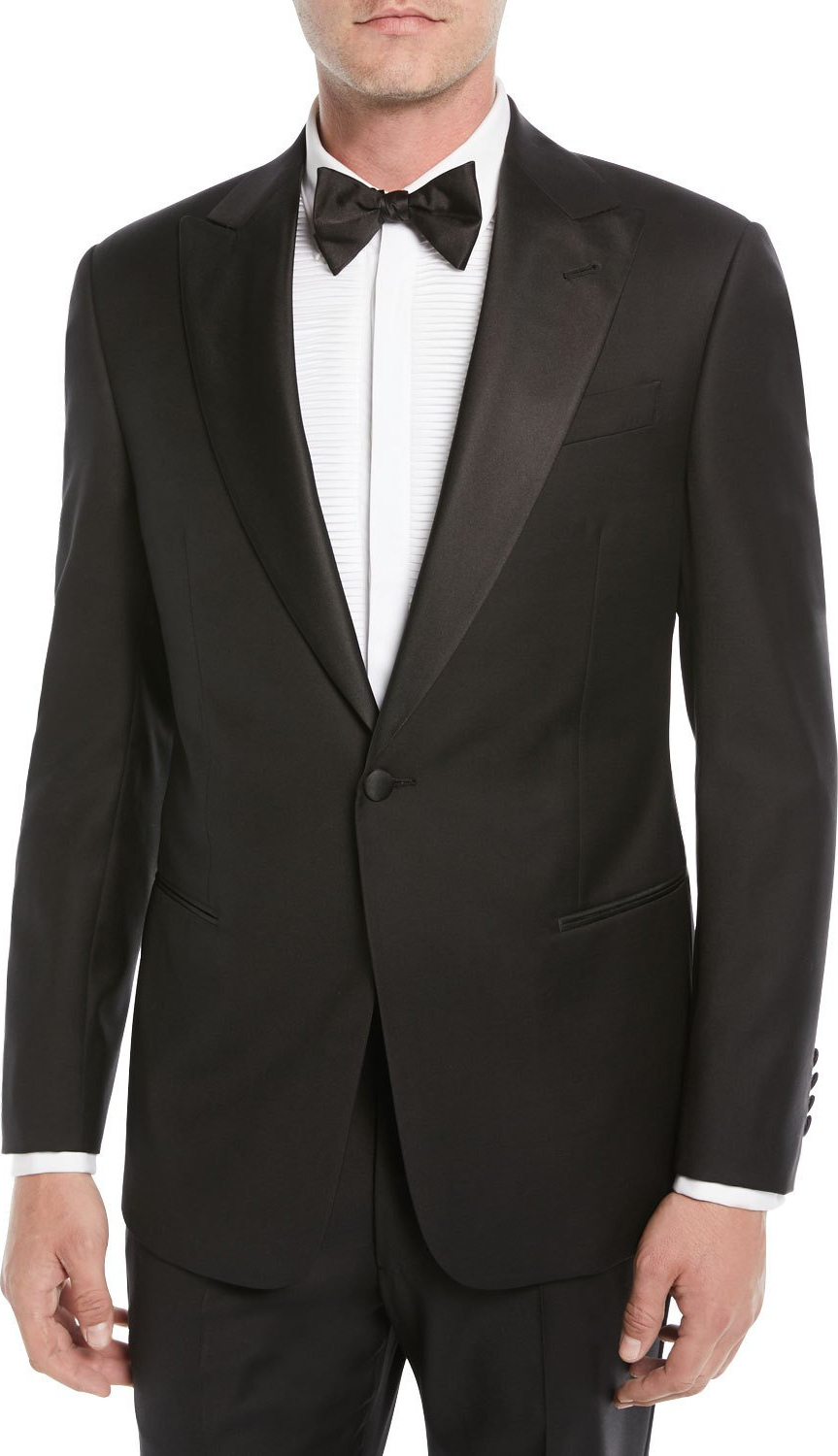 Emporio Armani Men's Super 130s Wool Two-Piece Tuxedo Suit
