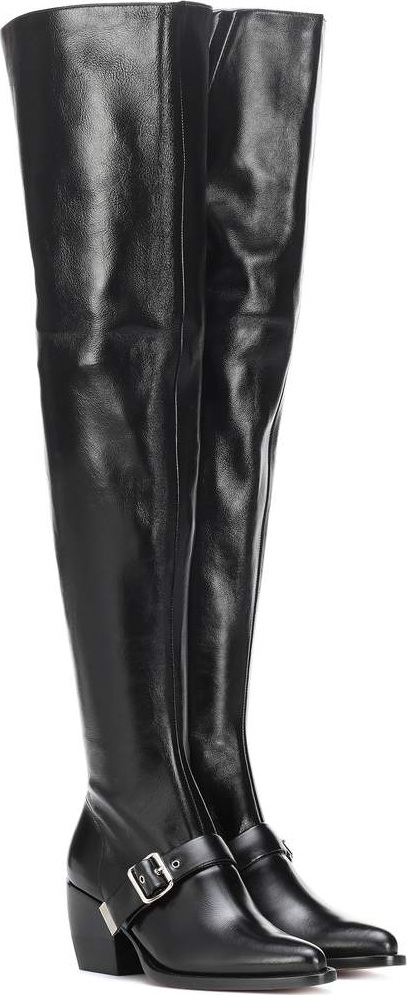 Chloe Over-the-knee leather boots